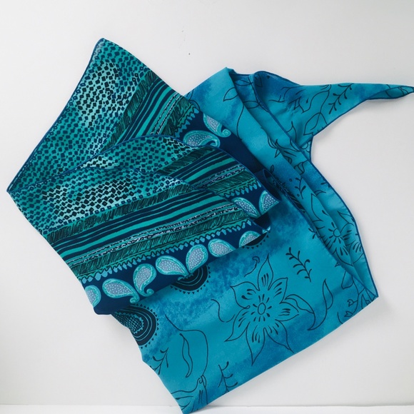 Women's Multi-Color Swim Wrap Aqua Blue  Pre-Owned - Picture 15 of 16